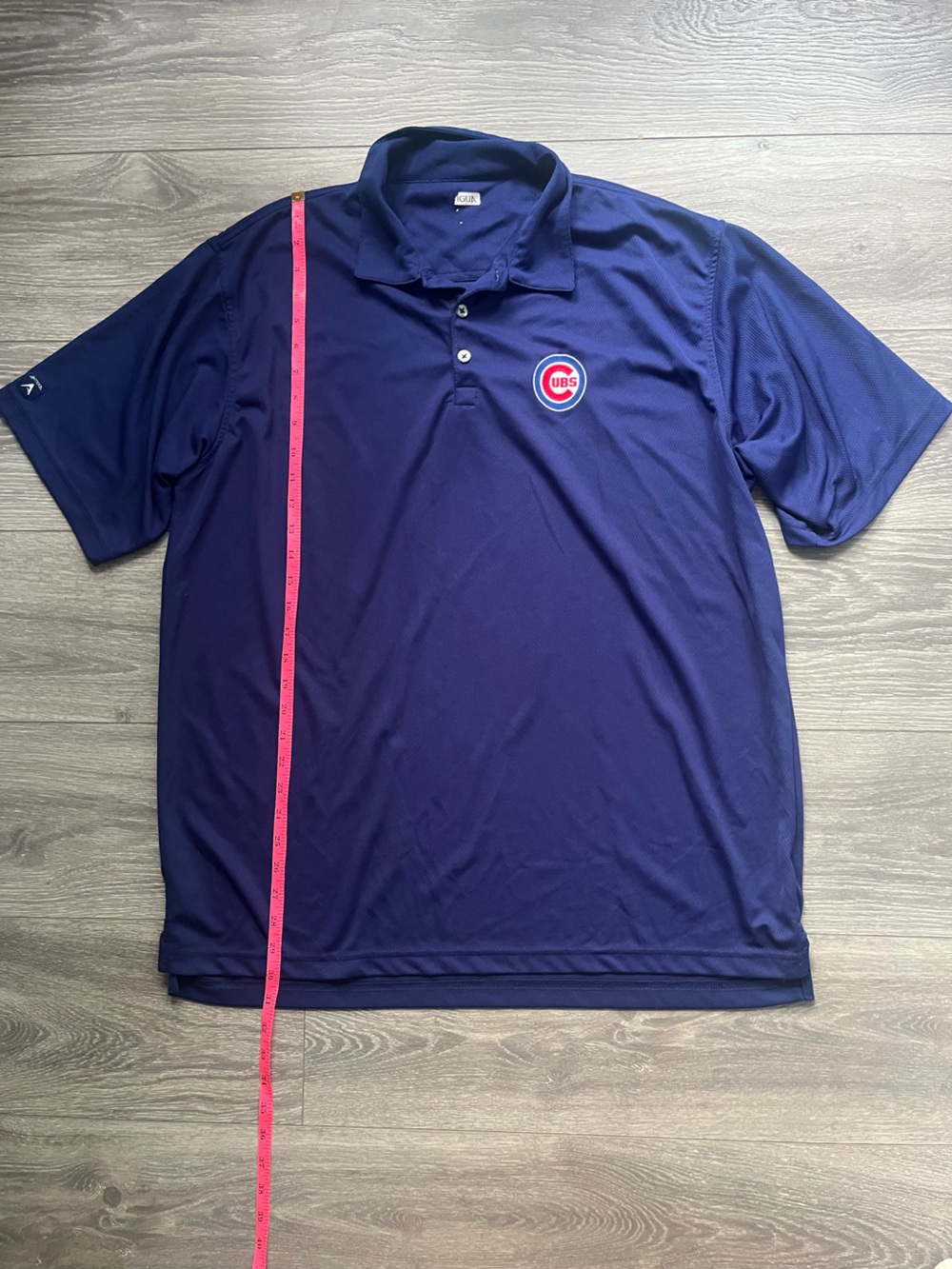 Antigua Chicago Cubs Blue Active Golf Tennis Short Sleeve Polo Men’s Shirt XL - Picture 6 of 7